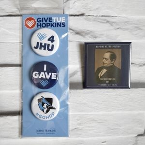JHU Limited Edition Pin-Back Buttons
